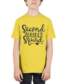 Second Grade Squad 832# - second grade - Youth Tee Unisex