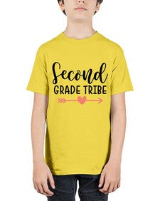 Second Grade Tribe 837# - second grade - Youth Tee Unisex