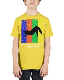Set the Stage 515# - yoga - Youth Tee Unisex