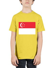Singapore 1842# - world flags - Youth Tee Unisex