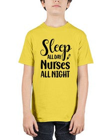 Sleep all day nurses all 1400# - nurse - Youth Tee Unisex