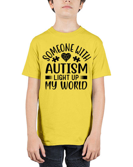 Some one with Style 50# - autism - Youth Tee Unisex