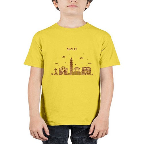 Split 1875# - cities - Youth Tee Unisex