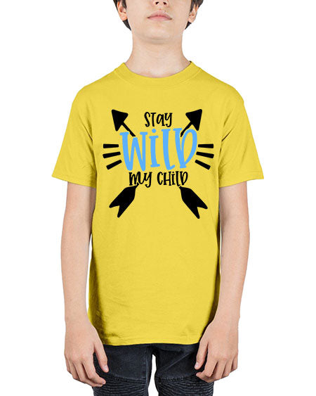 Stay Wild My Child Style 449# - baby - Youth Tee Unisex