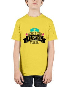 Straight Outta Nursing School Style Style 1425# - nurse - Youth Tee Unisex