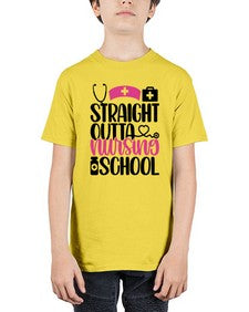 Straight Outta Nursing Style Style 1426# - nurse - Youth Tee Unisex