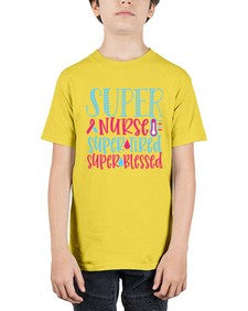 Super Nurse Super Tired Style 1434# - nurse - Youth Tee Unisex