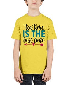 Tea Time Is The Best Time 1614# - tea - Youth Tee Unisex