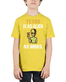 Texas is as alien as mars 39# - ufo - Youth Tee Unisex