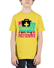 Thankful For My Patience Style Style 1492# - nurse - Youth Tee Unisex