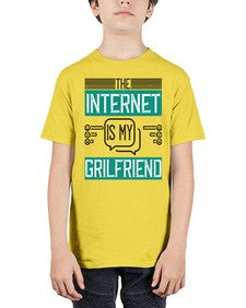 The Internet is my grilfriend 49# - internet - Youth Tee Unisex
