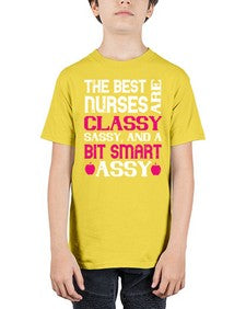 The best nurses are classysassy and a bit smart assy Style 1503# - nurse - Youth Tee Unisex