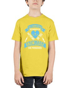 The character of the Nurses is as important as the knowledge she possesses Style 1507# - nurse - Youth Tee Unisex