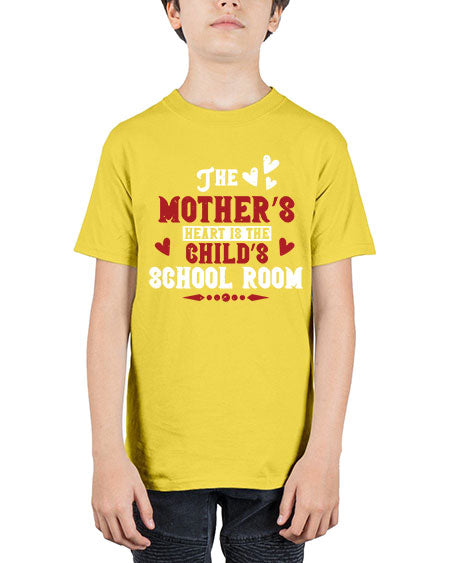 The mother’s heart is the child’s school room Style 221# - kids - Youth Tee Unisex