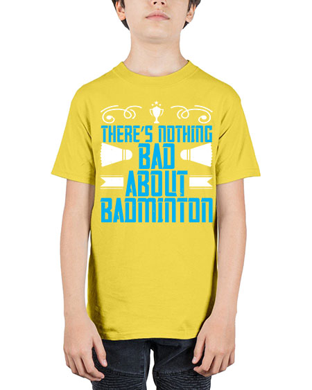 There’s nothing bad about badminton 1812# - badminton - Youth Tee Unisex