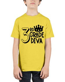 Third Grade Diva 953# - third grade - Youth Tee Unisex