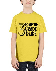 Third Grade Dude 957# - third grade - Youth Tee Unisex