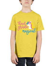 Third Grade Is Magical 963# - third grade - Youth Tee Unisex