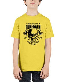 This man is 1166# - skull and bones - Youth Tee Unisex