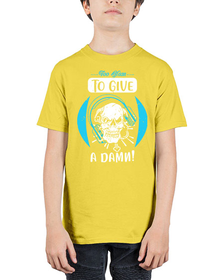 Too glam to give a damn Style 176# - beauty - fashion - Youth Tee Unisex