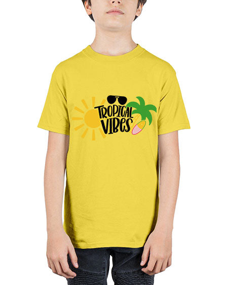 Tropical Vibes Style 9# - summer - Youth Tee Unisex