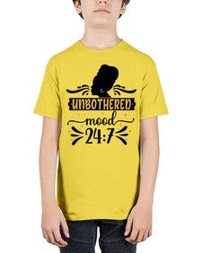 Unbothered mood Style 2# - black girls or women - Youth Tee Unisex
