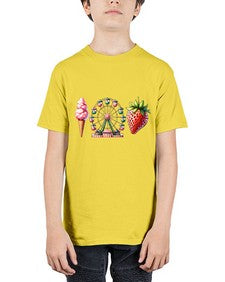 Watercolor Strawberry Fair 1693# - strawberry - Youth Tee Unisex