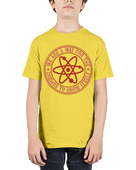 We are a way for the cosmos to know itself 300# - general science - Youth Tee Unisex
