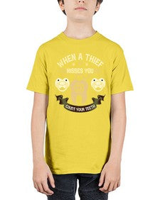 When a thif kisses you count your teeth Style 471# - dentist - Youth Tee Unisex