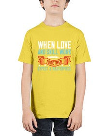When love and skill work together expect a masterpiece Style 1630# - nurse - Youth Tee Unisex