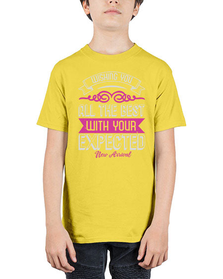 Wishing you all the best on your new arrival Style 240# - baby shower - Youth Tee Unisex