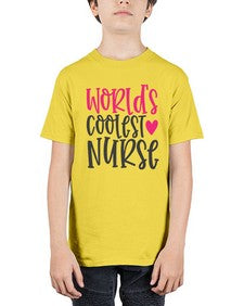 Worlds Coolest Nurse Style 1658# - nurse - Youth Tee Unisex