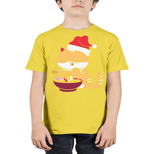 Xmas Kawaii Anime Shiba Inu Eating Ramen 289# - anime - Youth Tee Unisex