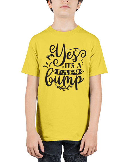 Yes it s a baby bump 476# - pregnancy - Youth Tee Unisex