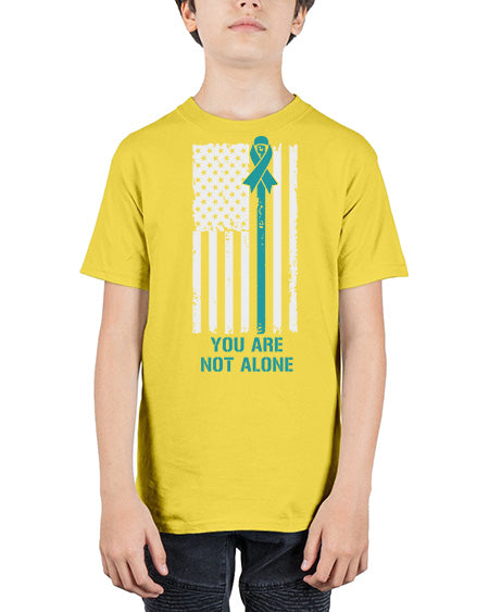 You Are Not Alone PTSD 1# - PTSD - Youth Tee Unisex