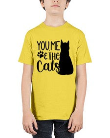 You Me The Cat Style 110# - cats - Youth Tee Unisex