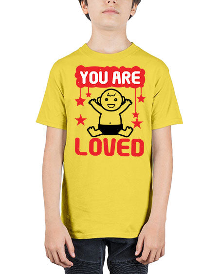 You are loved Style 241# - baby shower - Youth Tee Unisex
