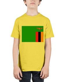 Zambia 2160# - world flags - Youth Tee Unisex