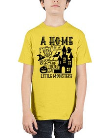 a home of a were wolf witch and their little monsters 53# - witch - Youth Tee Unisex