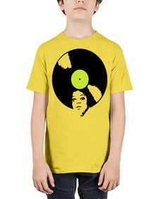 afrovinyl 63# - black girls or women - Youth Tee Unisex