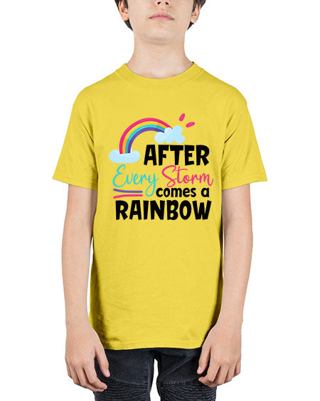 after every storm comes a rainbow Style 16# - baby - Youth Tee Unisex