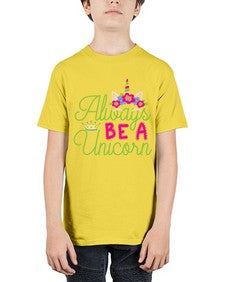 always be a unicorn 7# - unicorn - Youth Tee Unisex