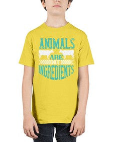 animals are not ingredients 562# - vegan - Youth Tee Unisex