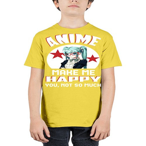 anime make me happy you not so much210# - anime - Youth Tee Unisex