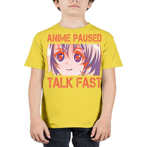 anime paused talk fast211# - anime - Youth Tee Unisex