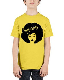 aquarius62# - black girls or women - Youth Tee Unisex