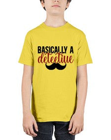basically a deteetiue 249# - graphic - Youth Tee Unisex