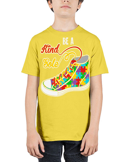 be a kind sole autism 59# - autism - Youth Tee Unisex