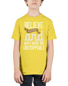 believe in yourself and you will be unstoppable 55# - cooking - Youth Tee Unisex