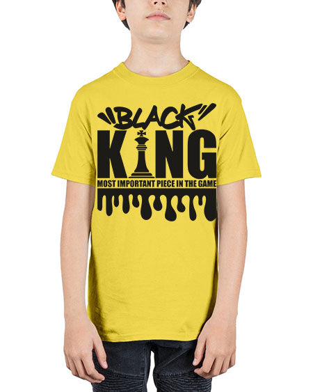 black king 214# - black words and phrases - Youth Tee Unisex
